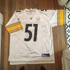Pittsburgh Steelers XL James Farrior Reebok Jersey
